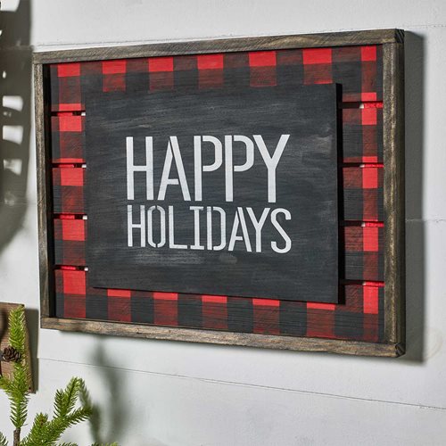 Happy Holidays Sign for Home Decor