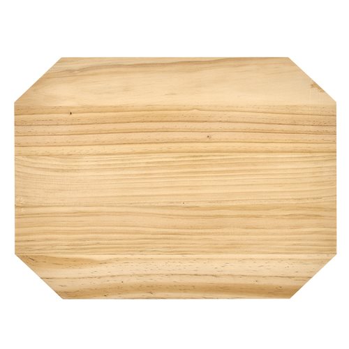 Plaid ® Wood Surfaces - Plaques - Extra Large Rectangle with Snipped Corners, 12" x 16" - 63685