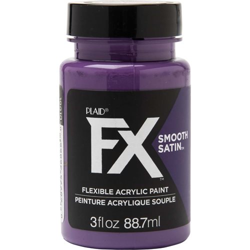 PlaidFX Smooth Satin Flexible Acrylic Paint - Malevolent, 3 oz. - 36866