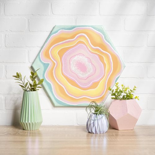 Colorful Geode Painting