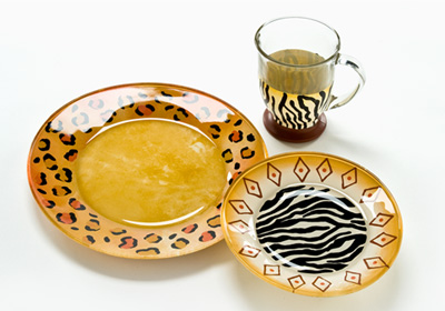 Jungle Safari Glass Tableware