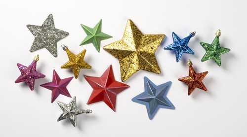FolkArt Star Ornaments