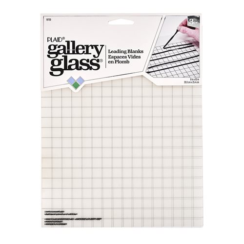 Gallery Glass ® Leading Blanks 8x10in, 3pc. – 19730