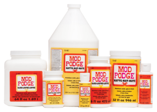 Mod Podge in Matte or Gloss, 2 Ounce Decoupage Glue 