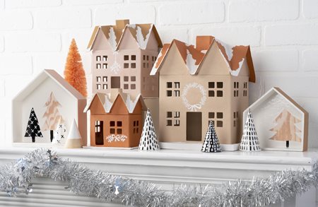 How to Make Your Own DIY Christmas Village - An Organized Season