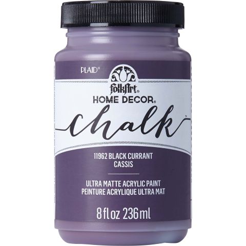 FolkArt Home Decor Chalk - Black Currant, 8 oz. - 11962