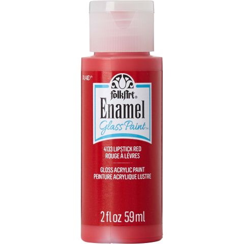 FolkArt ® Enamels™ - Lipstick Red, 2 oz. - 4133