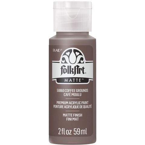 FolkArt ® Acrylic Colors - Coffee Grounds, 2 oz. - 50860