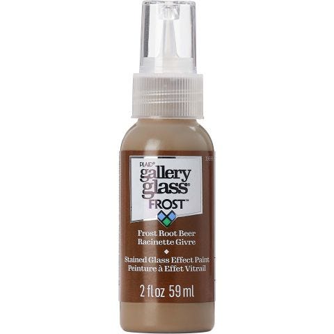 Gallery Glass ® Stained Glass Effect Paint - Frost Root Beer, 2 oz. - 19695