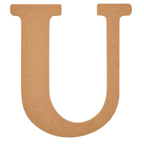 Plaid ® Wood Surfaces - 8 inch MDF Letter - U - 63600