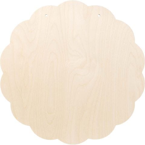 Large Wood Circle Plaque, 19-1/4" - 99458