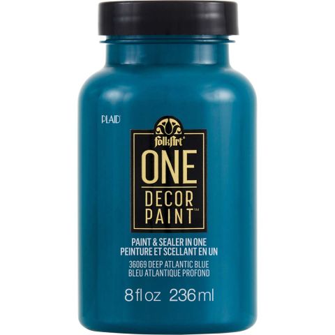 FolkArt ® One Décor Paint™ - Deep Atlantic Blue, 8 oz. - 36069