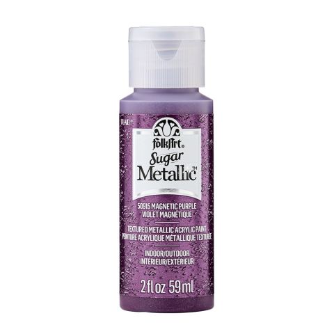 FolkArt ® Sugar Metallic™ Acrylic Paint - Magnetic Purple, 2 oz. - 50915