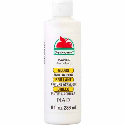 Apple Barrel ® Gloss™ - White, 8 oz. - 20408