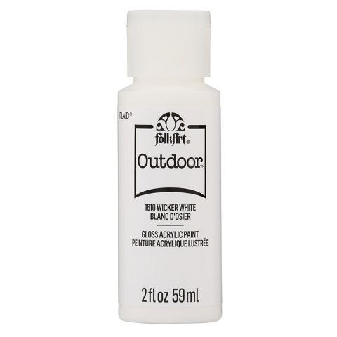 FolkArt ® Outdoor™ Acrylic Colors - Wicker White, 2 oz. - 1610