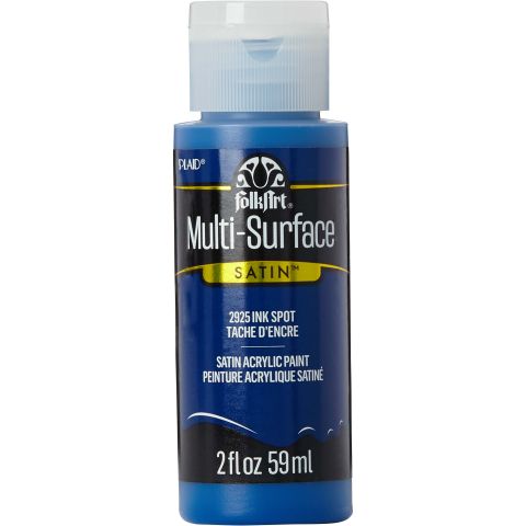 FolkArt ® Multi-Surface Satin Acrylic Paints - Ink Spot, 2 oz. - 2925