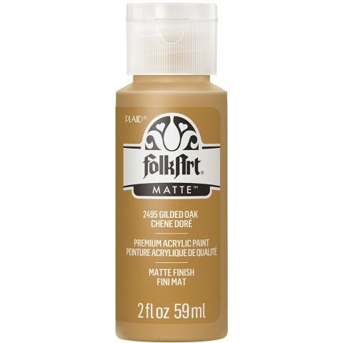 FolkArt ® Acrylic Colors - Gilded Oak, 2 oz. - 2495