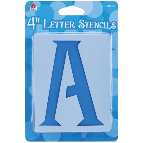 Plaid ® Stencils - Value Packs - Letter Stencils - Genie, 4" - 28874