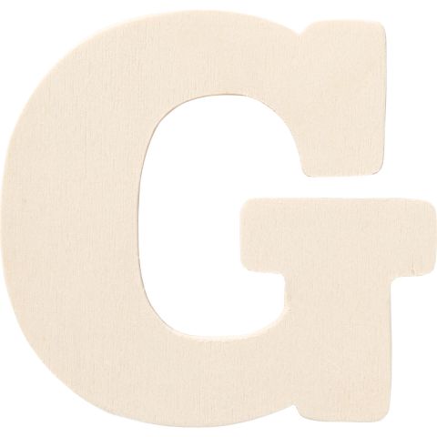 Plaid ® Painter's Palette™ Wood Letter - G. 4 inch - 23796