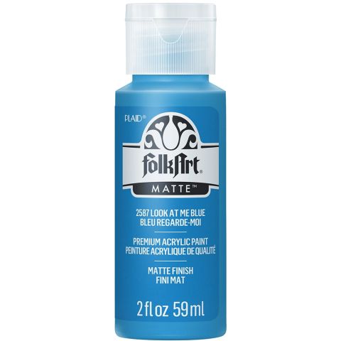 FolkArt ® Acrylic Colors - Look At Me Blue, 2 oz. - 2587