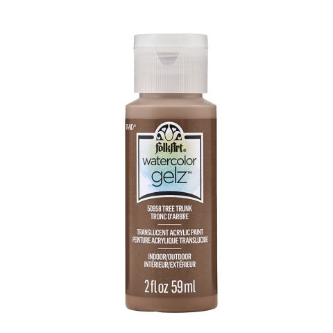 FolkArt ® Watercolor Gelz™ Acrylic Paint - Tree Trunk, 2 oz. - 50958