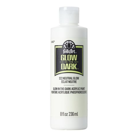 FolkArt ® Glow-in-the-Dark Acrylic Colors - Neutral, 8 oz. - 322E