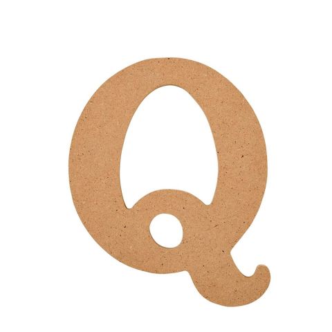 Plaid ® Wood Surfaces - 5 inch MDF Letter - Q - 63570