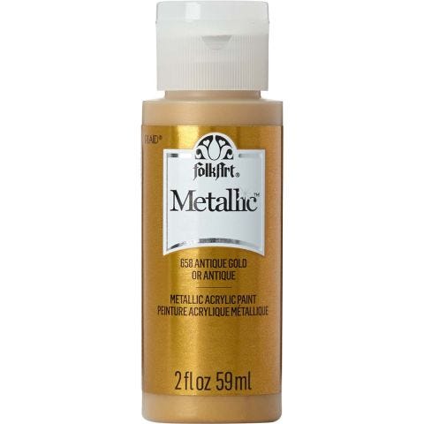 FolkArt ® Metallics - Antique Gold, 2 oz. - 658