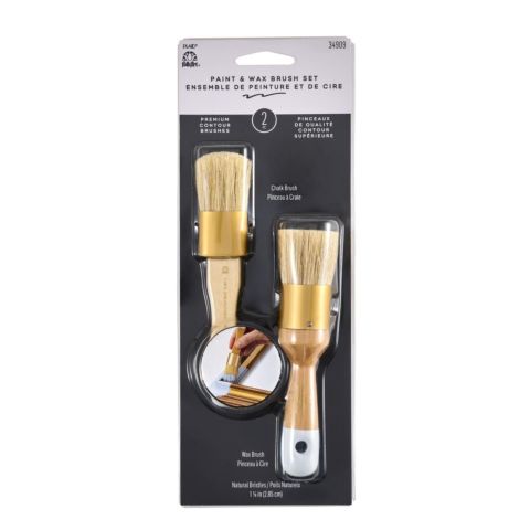 FolkArt ® Home Decor™ Brushes - Chalk & Wax Brush set - 34909