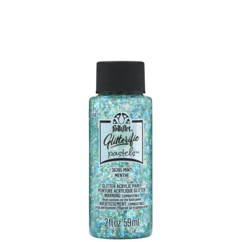 FolkArt ® Glitterific Pastels™ - Mint, 2oz. - 36395