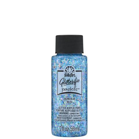 FolkArt ® Glitterific Pastels™ - Blue, 2oz. - 36396