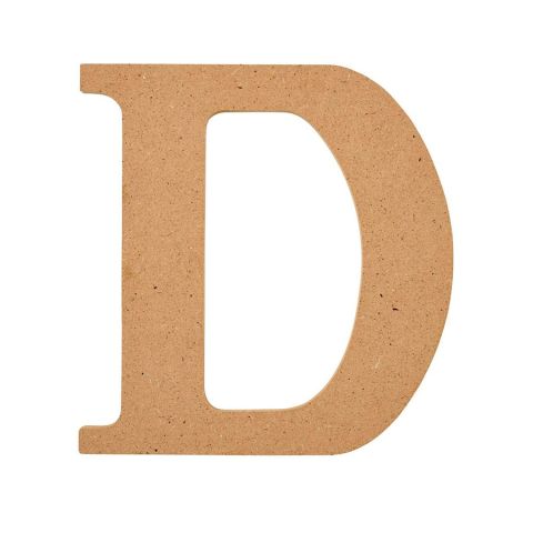 Plaid ® Wood Surfaces - 5 inch MDF Letter - D - 63557