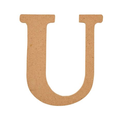 Plaid ® Wood Surfaces - 5 inch MDF Letter - U - 63574