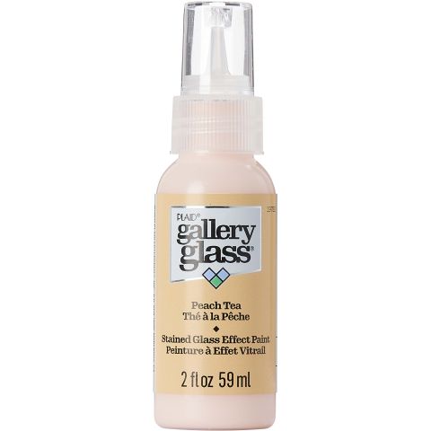 Gallery Glass ® Stained Glass Effect Paint - Peach Tea, 2 oz. - 19782