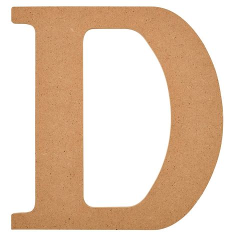 Plaid ® Wood Surfaces - 8 inch MDF Letter - D - 63583