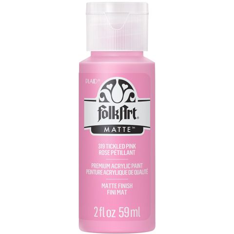 FolkArt ® Acrylic Colors - Tickled Pink, 2 oz. - 319