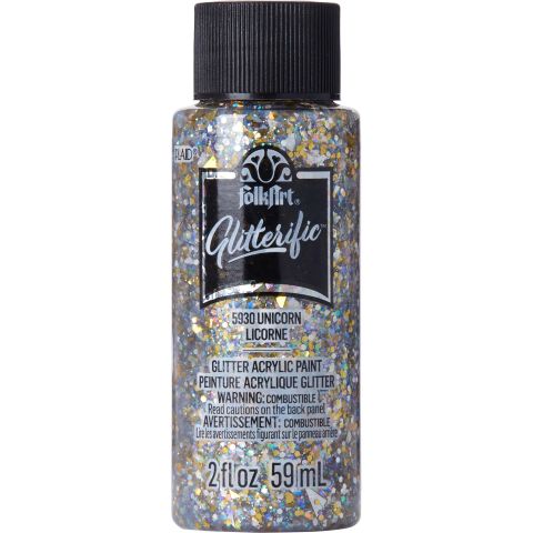 FolkArt ® Glitterific™ Acrylic Paint - Unicorn, 2 oz. - 5930