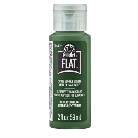 FolkArt ® Flat™ Ultra Matte Acrylic Paint - Jungle Green, 2 oz. - 50928