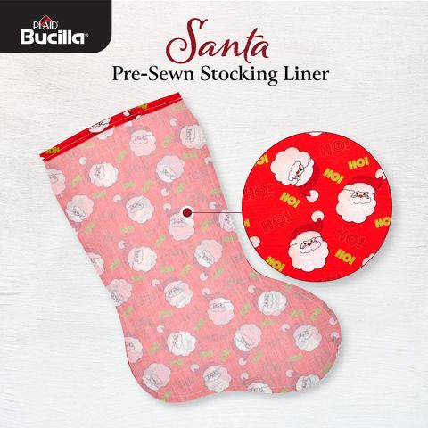 Bucilla ® Seasonal - Stocking Liner - Santa - 89675E