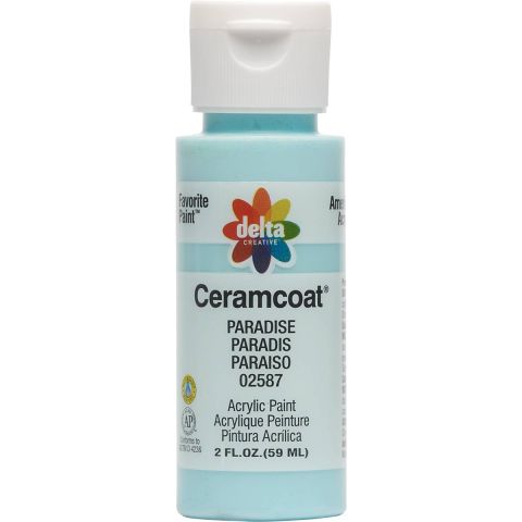 Delta Ceramcoat Acrylic Paint - Paradise, 2 oz. - 025870202W