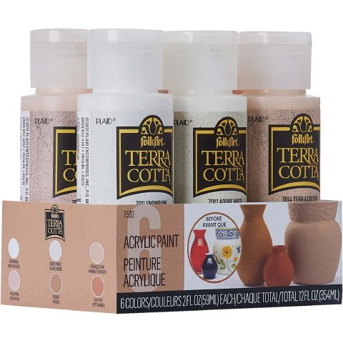 FolkArt ® Terra Cotta™ Acrylic Paint Set - Tuscan, 6 pcs. - 7592