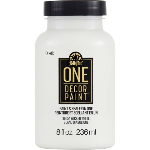 FolkArt ® One Décor Paint™ - Wicked White, 8 oz. - 36054