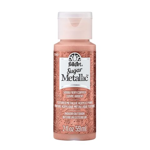 FolkArt ® Sugar Metallic™ Acrylic Paint - Fiery Copper, 2 oz. - 50906