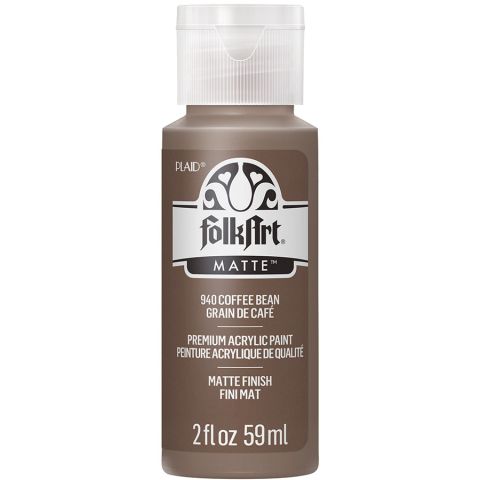 FolkArt ® Acrylic Colors - Coffee Bean, 2 oz. - 940