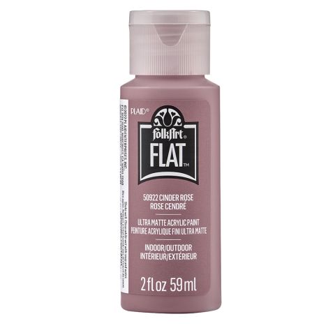 FolkArt ® Flat™ Ultra Matte Acrylic Paint - Cinder Rose, 2 oz. - 50922