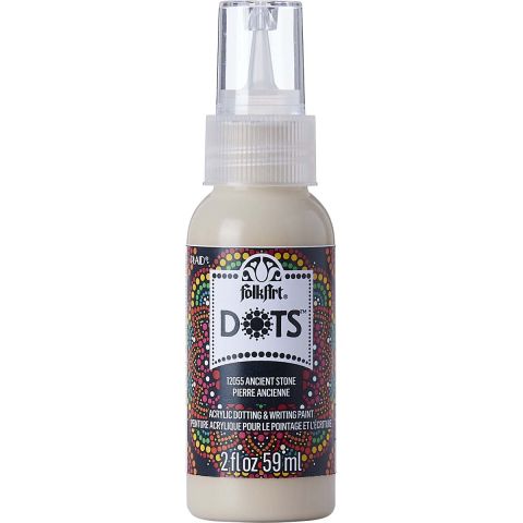 FolkArt® Dots™ Acrylic Paint - Ancient Stone, 2 oz. - 12055