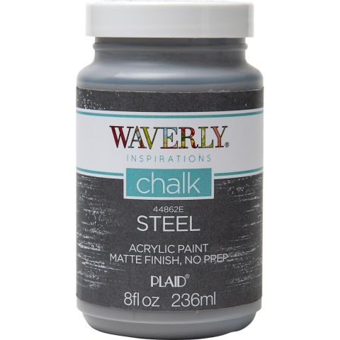 Waverly ® Inspirations Chalk Finish Acrylic Paint - Steel, 8 oz. - 44862E