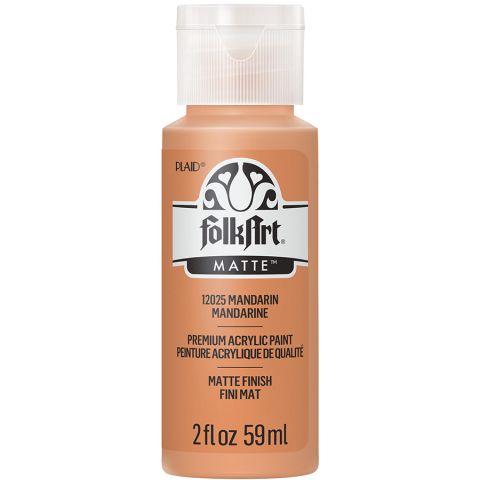 FolkArt ® Acrylic Colors - Mandarin, 2 oz. - 12025