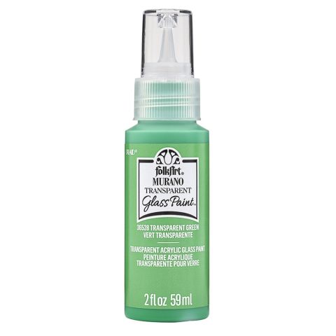 FolkArt ® Murano Glass Paint™ Transparent Green, 2oz. - 36528