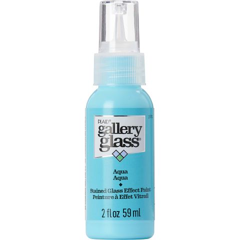 Gallery Glass ® Stained Glass Effect Paint - Aqua, 2 oz. - 19781